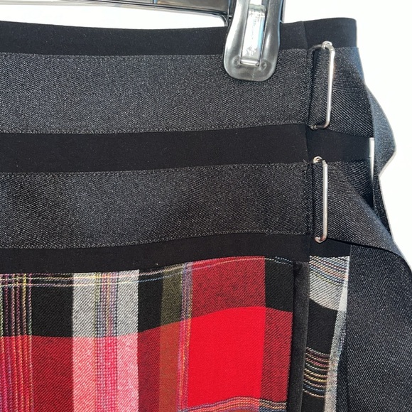 Public School Ilha Plaid High-Waist A-Line Skirt - Picture 5 of 9